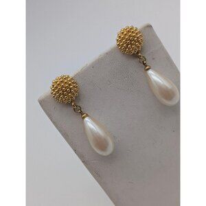 Vintage Pearl Cluster Dangle Earrings – Elegant Old Money Bridal Jewelry